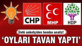 A&G Araştırma Şirketi AK Parti'nin oyları tavan yaptı