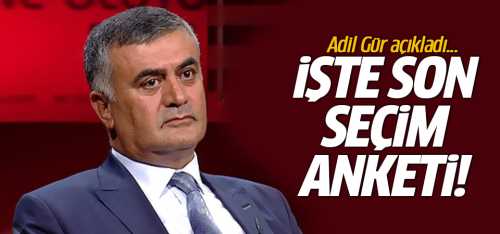 A&G son seçim anketi! 