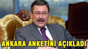 Melih Gökçek Ankara anketini açıkladı