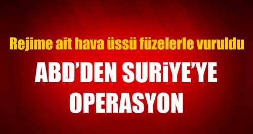 ABD'de Tomahawk'la  Suriye'yi Vurdu