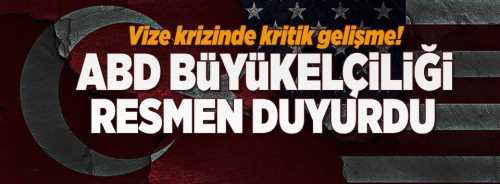 ABD'den kritik vize duyurusu