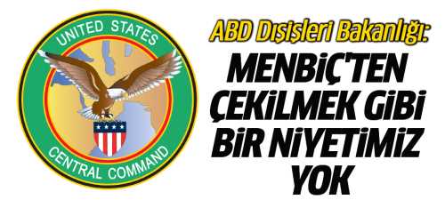 ABD'den Menbiç açıklaması