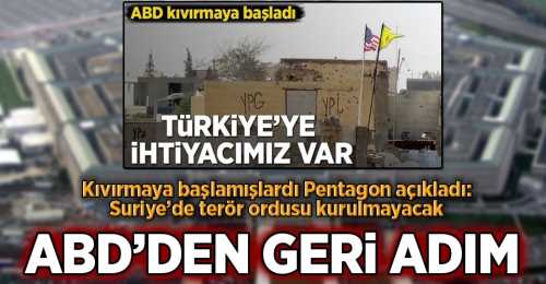 ABD TERÖR ORDUSUNDA GERİ ADIM ATTI