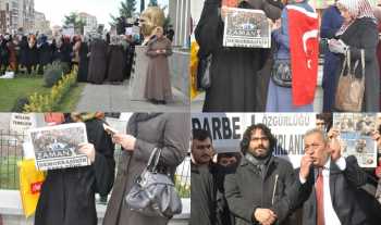 ABİLİ ABLALI  SİYASİLERLE BİRLİKTE ÇORUM ADLİYESİ