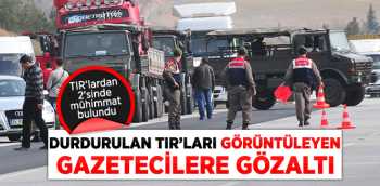 Adana'da "Silah Yüklü" İddiasıyla 3 TIR Durduruldu