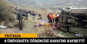 Afyonkarahisar'da feci kaza 8 ölü