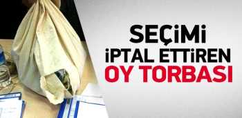 Ağrı'da Seçimi iptal ettiren oy torbası