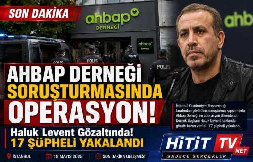 Ahbap Derneği Çalışanlarına Operasyon!