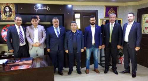 Ahilik Esnaf Komisyonu’ndan  Başkan Gür’e kutlama ziyareti