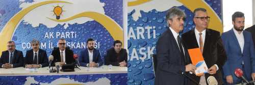 Ahlatçı "Çorum için 3 aşamalı bir eylem Planım var"