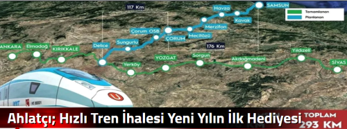 Ahlatçı; Hızlı Tren İhalesi  Yeni Yılın İlk Hediyesi