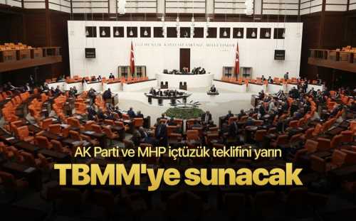 AK Parti -MHP yarın ortak teklif verecek