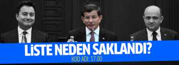 Ak Parti aday listesi neden  sızdırılmadı?