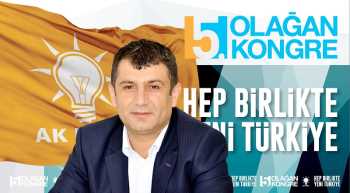 AK PARTİ ALACA İLÇE  KONGRESİ TEK LİSTE