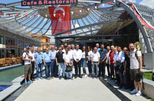 Ak Parti Çorum İl Başkanı Ahlatcı, Basın mensuplarıyla  bir araya geldi