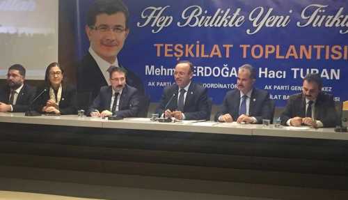 Ak Parti Çorum İl Koordinatörü Hacı Turan  Çorum teşkilatını özverili çalışmalarından dolayı  tebrik etti