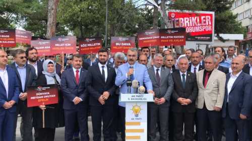 Ak Parti Çorum İl Teşkilatı'ndan 27 Mayıs açıklaması
