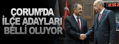 Ak Parti Çorum İlçe adayları açıklanıyor  