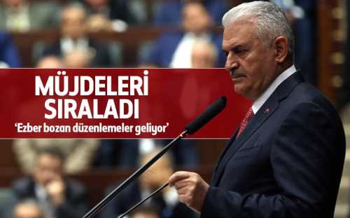 AK Parti Genel Başkanı ve Başbakan Binali Yıldırım, partisinin grup toplantısında konuştu