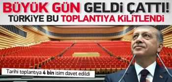 Ak parti için  O tarihi gün geldi çattı