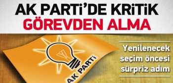 AK PARTİ İL BAŞKANI :PARTİMİZİN ÖNÜNÜ AÇMAK İÇİN İSTİFA ETTİK