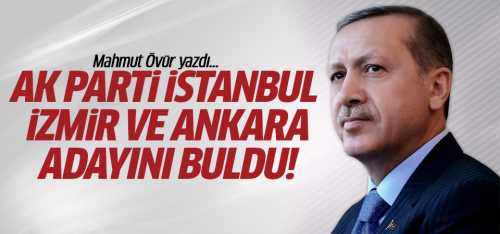AK Parti İstanbul Ankara ve İzmir adayı Tamam