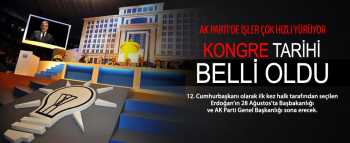 AK Parti kongreye gidiyor