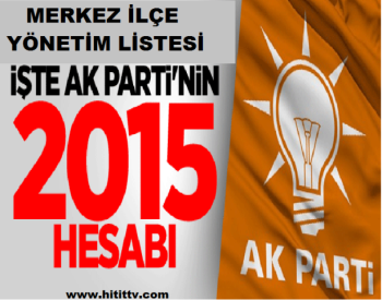 AK PARTİ MERKEZ İLÇE YÖNETİM KURULU LİSTESİ