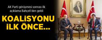 AK PARTİ MHP GÖRÜŞMESİ 