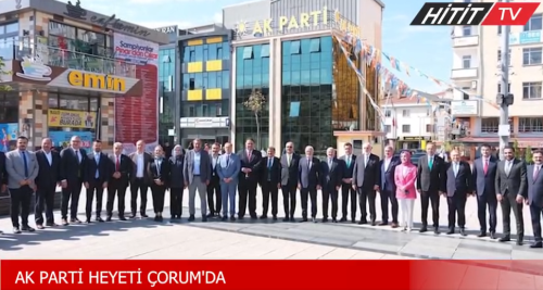 AK Parti’nin 13 milletvekilinin katılımıyla 'Türkiye Buluşmaları' Çorum'da yapıldı