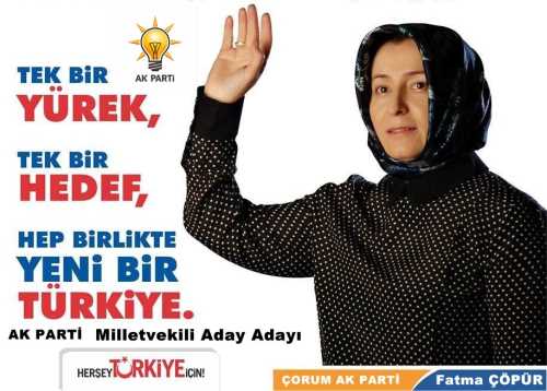 AK Parti'nin ilk Kadın Milletvekili Adayı Fatma Çöpür oldu