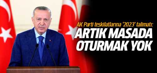 AK Parti'ye talimat: Artık masada oturmak yok!