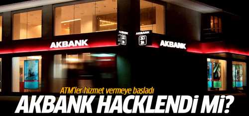 Akbank hacklendi mi?