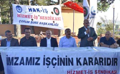  Alaca Belediyesi toplu iş sözleşmesi imzalandı