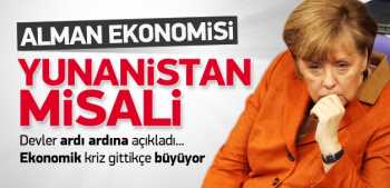 Almanya'da kriz, ekonomide çöküş var