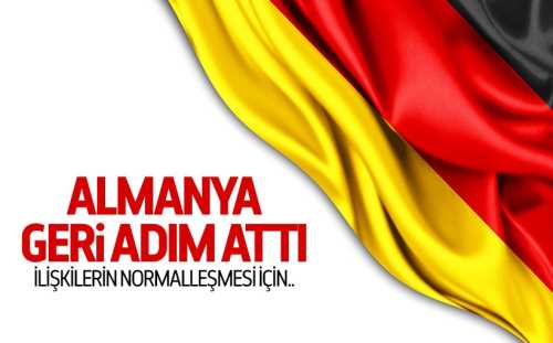 Almanya'dan Türkiye açıklaması ve Normalleşme sinyali