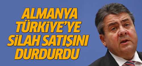 Almanya Türkiye'ye silah sevkiyatını durdurdu