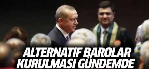 Alternatif barolar kurulması gündemde