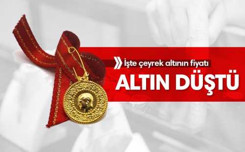 Altın fiyatları düşüşe geçti