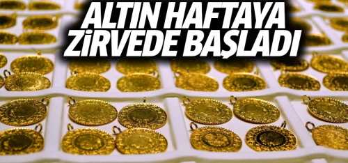 Altın haftaya rekorla başladı