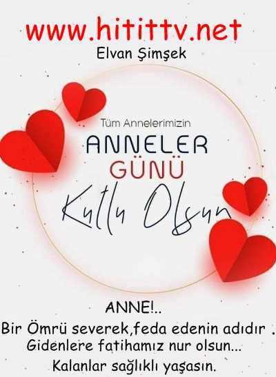 Anneler Günümüz Kutlu Olsun