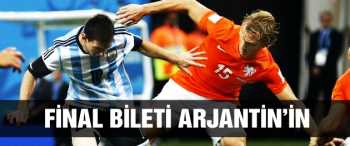 Arjantin finale uçtu