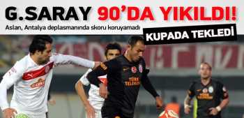 Aslan'a son dakika darbesini Antalya yaptı !