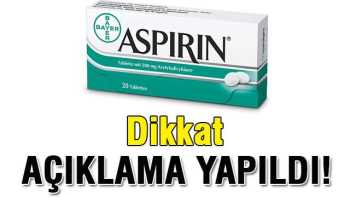 Aspirin İçenlere Kötü Haber