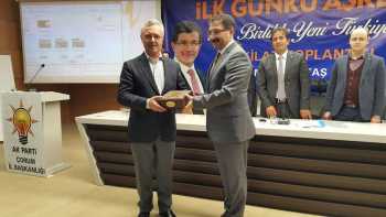 ATAŞ : ÇORUM AK PARTİ TEŞKİLATLARINI ÖDÜLLENDİRDİ