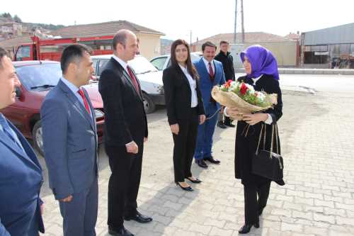 Azime Çiftçi, Bayat ilçesini ziyaret etti