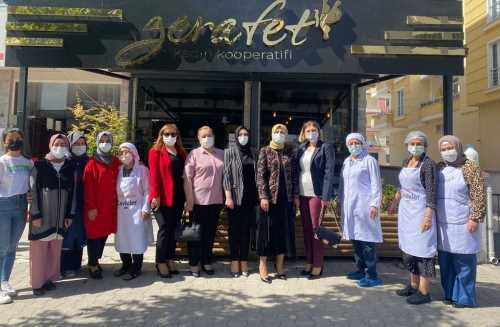 Azime Çiftçi, S.S. Zerafet Kadın Girişimini ziyaret etti