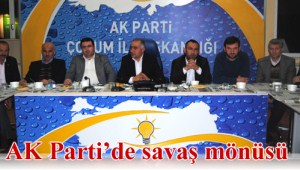 AK Parti Merkez İlçe'ye Çanakkale mönüsü 