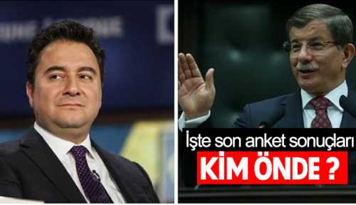 Babacan-Davutoğlu yarışında son durum 
