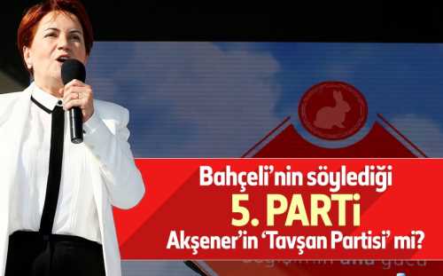 Bahçeli’nin Söylediği “5. Parti” Akşener’in “Tavşan Partisi” Mi?